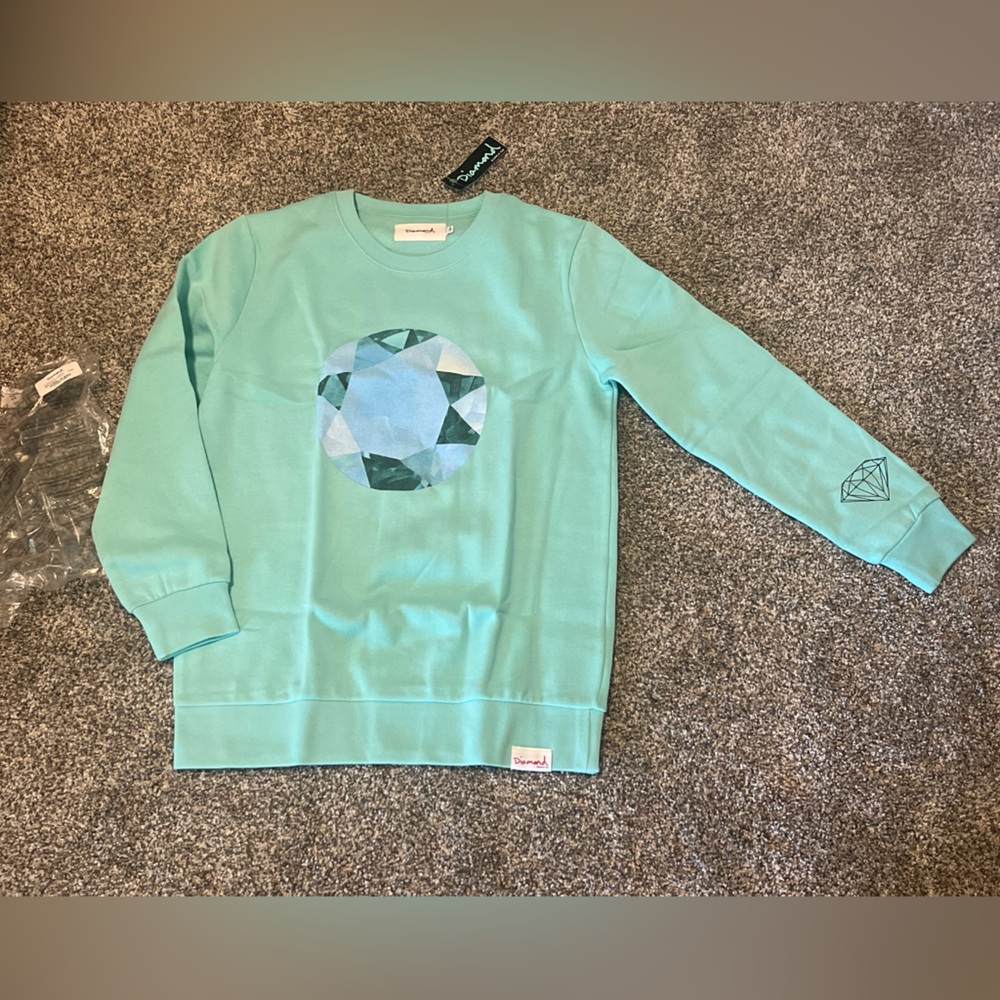 Diamond Supply Co. Mint Green Sweatshirt